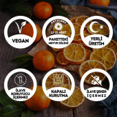 Şekersiz Mandalina Meyvesi Kurusu Cipsi - 50 Gr. (Yüksek Aroma - Kokteyl Meyvesi-Koruyucu İçermez) - 2