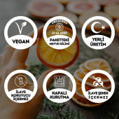 Şekersiz Portakal Meyvesi Kurusu Cipsi - 50 Gr. (Yüksek Aroma - Kokteyl Meyvesi -Koruyucu İçermez) - 2