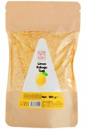 Glutensiz Limon Kabuğu Tozu - 100 Gr. (Yüksek Aroma - Renk Verici - Katkı Koruyucu İçermez.) - 1