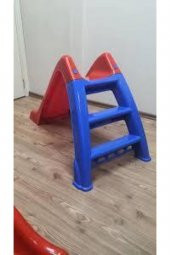Enhoş Funny Slide Kaydırak Çocuk Kaydırak Ev Tipi Kaydırak Mavi Kırmızı - 3