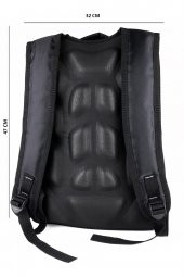 Lugmo Ortaokul Lise Çanta Üç Gözlü Sırt Çantası Kırmızı - 4