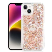 Apple iPhone 14 Plus Kılıf Zore Milce Simli Pullu Yüzüklü Kılıf thumbnail 4