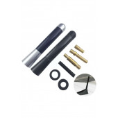 Oto 8 Cm Sport Araç Anten - KROM - 1