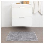 Banyo Paspası Mikrofiber Açık Gri MeridyenDukkan 50x80 Cm Mikrofiber Yumuşak Paspas - 2