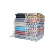 HAZAL Helen Paris Desenli Peştemal %100 Pamuk - 12