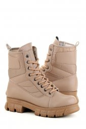 Vojo 1629 Paraşüt Kumaş Polarlı Rahat Taban Kadın Bot - 8