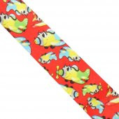 Helikopter Desenli Çocuk Kravat Kırmızı - 2