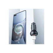 Mcdodo 45W Type-C Usb Dijital Araç Çakmak Şarjı-Siyah CC-7030 thumbnail 3