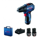 Bosch GSR 12V-30 2x2Ah Çift Akülü Delme/Vidalama Makinesi - 06019G9000 - 1