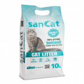 SANCAT Marsilya sabunu kokulu Premium Beyaz Kedi Kumu 10 Lt . - 1