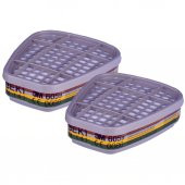 3M 6059 Abek1 Organik,Inorganik,Asit,Amonyak Gazı ve Buhar Filtre - 1