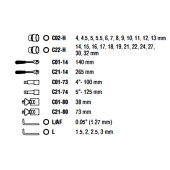 Ceta Form C20-35ph4 35 Parça 1/4+1/2 6 Köşe Lokma Takımı (plastik) - 3