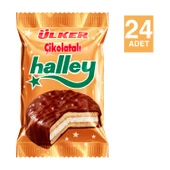 Ülker Halley Tekli Bisküvi 30 gr 24 adet - 2