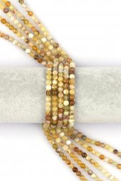 Sarı Opal Doğal Taş Dizi 5 mm Küre Kesim - 1