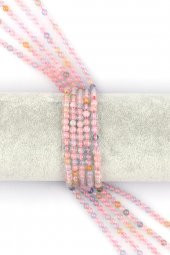 Akuamarin - Morganit Doğal Taş 4 mm Küre Kesim thumbnail 1