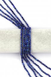 Lapis Lazuli Doğal Taş Dizi 4 mm Fasetli Kesim thumbnail 1