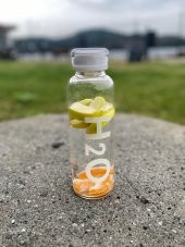 H2O Baskılı Cam Matara 500 ml. - 4