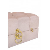 Mdf Gelin Nişandüğün Çeyiz Sandığı 3lü Kare Çanta Seti Cappucino - 5