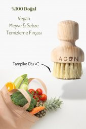 Agon Doğal Meyve&Sebze Temizleme Fırçası - 2