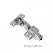 Fors Frenli Pistonlu Yavaş Kapanan Dolap Menteşesi Yarım Deveboynu - 1