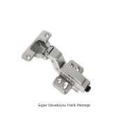 Fors Frenli Pistonlu Yavaş Kapanan Dolap Menteşesi Tam Deveboynu - 1