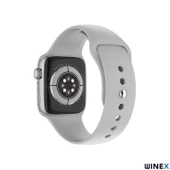 Winex Watch 7 Series FullSecreen NO1 Android İos Uyumlu Akıllı Saat Gümüş - 3