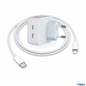 ScHitec 35W Yeni Nesil Apple Uyumlu Çift Type-C Port Compact Çıkışlı Ev tipi Şarj Aleti Kablolu - 2