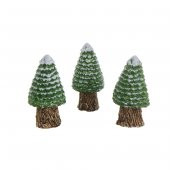 3 Adet 5x2,5cm Çam Ağacı Biblo Terrarium Yılbaşı - 1