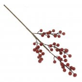 50cm Yılbaşı Çiçeği Kokina Berry Yapay Çiçek - 2