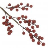50cm Yılbaşı Çiçeği Kokina Berry Yapay Çiçek - 3
