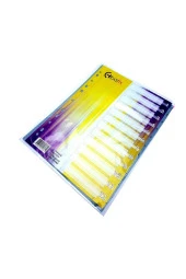 Bafix Seperatör 1-12 Renkli Plastik A4 (10 Paket) - 1