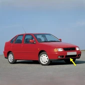 VW Polo Classic Sedan 1996-2002 Ön Tampon Spoylerli 6K5807221B - 1