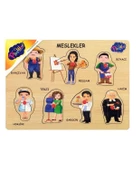 Ahşap Tutmalı Puzzle Meslekler ONY163 Playwood - 1