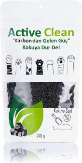 Active Clean Active Carbon Kedi Kumu Koku Giderici 240 gr - 1