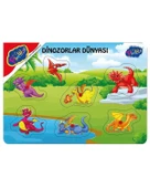 Ahşap Tutmalı Puzzle Dinozorlar Dünyası ONY279 Playwood - 1