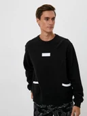 PUMA COURT SİDE CREW SİYAH UNISEX SWEATSHİRT 53032703 - 1