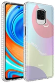 Xiaomi Redmi Note 9S Kılıf Airbag Kenarlı Renkli Desenli Elegans Silikon - 6