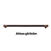 Akbatı 256 mm Eskitme Antik Bakır Metal Mobilya Mutfak Çekmece Dolap Dolabı Kulpu Kulbu Kulpları - 4