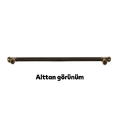 Akbatı 256 mm Eskitme Antik Sarı Metal Mobilya Mutfak Çekmece Dolap Dolabı Kulpu Kulbu Kulpları thumbnail 5
