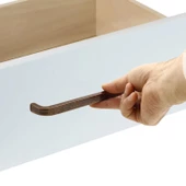 Paris 256 mm Eskitme Antik Bakır Metal Mobilya Mutfak Çekmece Dolap Dolabı Kulpu Kulbu Kulpları - 2