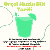 Orçel Muzlu Süt Aromalı İçecek Tozu Oralet 1000 Gr. - 2