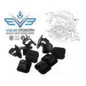 SEAT LEON ( 10 AD ) MOTOR KAPUT İZOLASYONU KEÇESİ KLİPSİ - 2