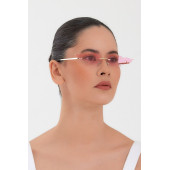 Modalucci Pembe Kadın Güneş Gözlüğü ALEVLİ - 1
