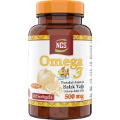 Ncs Omega 3 Portakal Aromalı Çocuklar Için Balık Yağı 102 Softgel - 1