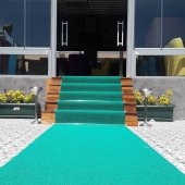 Kıvırcık Kapı Önü Dış Mekan Paspas / Kalınlık : 14 mm. / En : 1.20 M. - Boy : 5 Metre / Turkuaz thumbnail 2