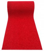 Kıvırcık Kapı Önü Dış Mekan Paspas Halı Yolluk - Kırmızı - En : 1.20 Cm / Boy : 3 Metre thumbnail 1