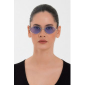 Modalucci Unisex Gümüş Mavi Güneş Gözlüğü JUNO - 2