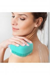 Şampuan Hazneli Duş Fırçası Silikon Peeling - 1