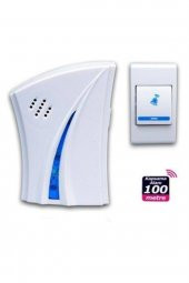 32 Melodi Lüks Uzaktan Kumandalı Zil Kablosuz Kapı Zili Wireless Otomatik Buton Paneli Apartman - 1