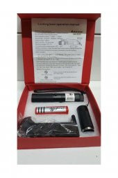 Green Laser Pointer Şarjlı Güçlü Yeşil Lazer Metal Kasa - 2